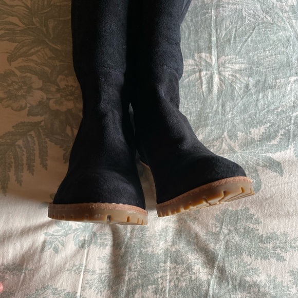 Coach Keely Double Faced Shearling Wedge Boots - Picture 9 of 13